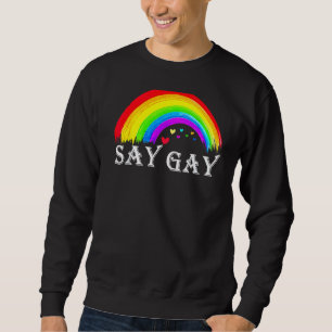 Sweatshirt Floride dire Gay tous les jours protéger Queer Pro