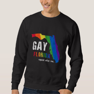 Sweatshirt Floride Gay Répéter après moi Lgbtq droits des gay