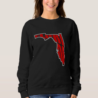 Sweatshirt Floride Silhouette avec Floride Texte État Love