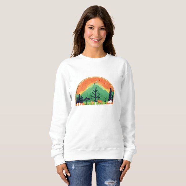 Sweatshirt Fluent en T-shirt Silence (Devant entier)