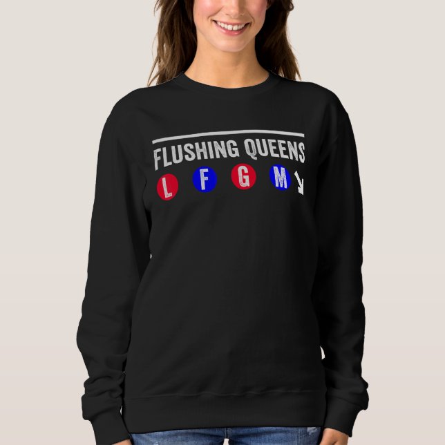 Sweatshirt Flushing Queens LFGM Métro 1 (Devant)