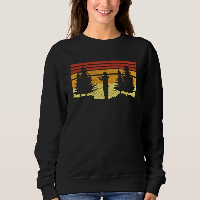 Sweatshirt Flûte de lecteur de flux transversal (Devant)