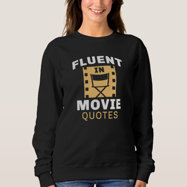 Sweatshirt Flux Dans Les Citations De Film (Devant)
