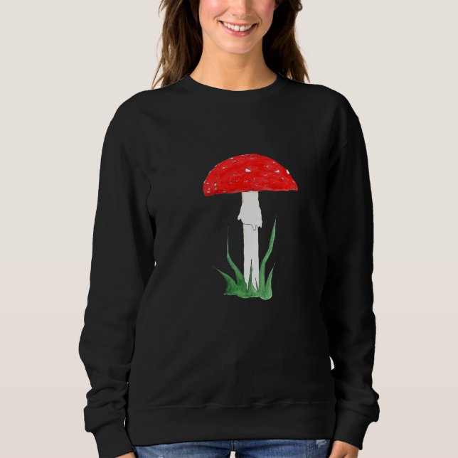 Sweatshirt Fly Agaric Symbole De Bonne Chance Et Messager De  (Devant)