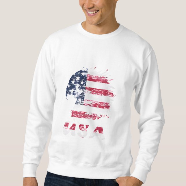 Sweatshirt Fly USA - Eagle Pride Edition (Devant)