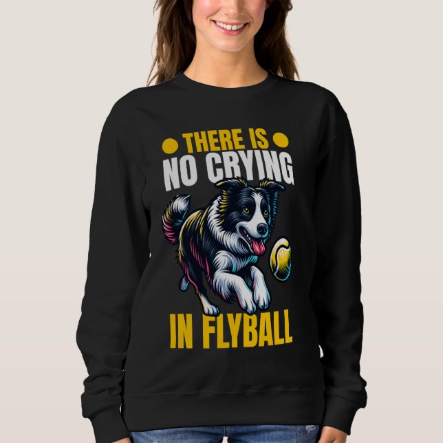 Sweatshirt Flyball Chien Parkour Frontière Collie Flyball (Devant)
