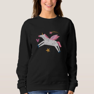 Sweatshirt Flying Unicorn