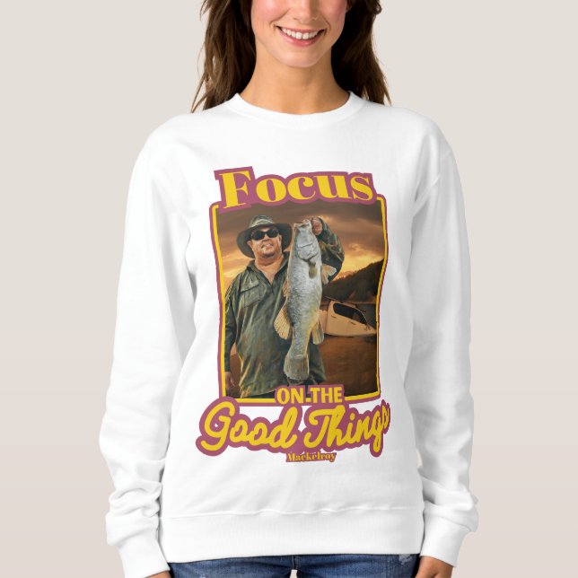 Sweatshirt Focus sur les bonnes choses (Devant)