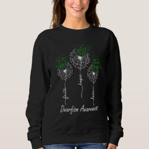 Sweatshirt Foi Espoir Amour Sensibilisation au nanisme