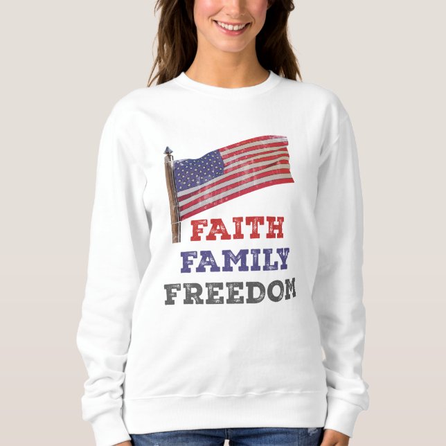 Sweatshirt Foi Liberté familiale (Devant)