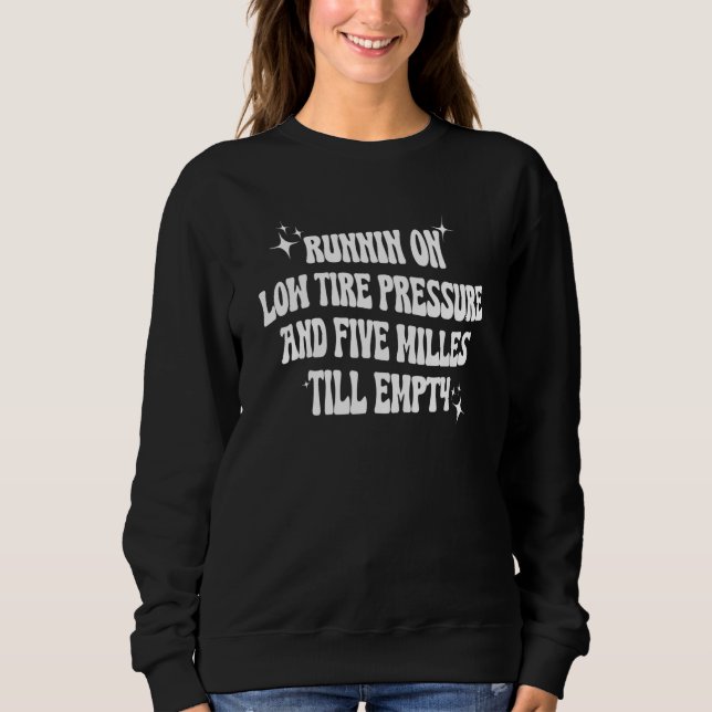 Sweatshirt Fonctionnement avec une faible pression des pneus  (Devant)
