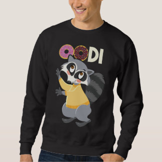 Sweatshirt Foodie - Amusant Amoureux des animaux de Raccoon