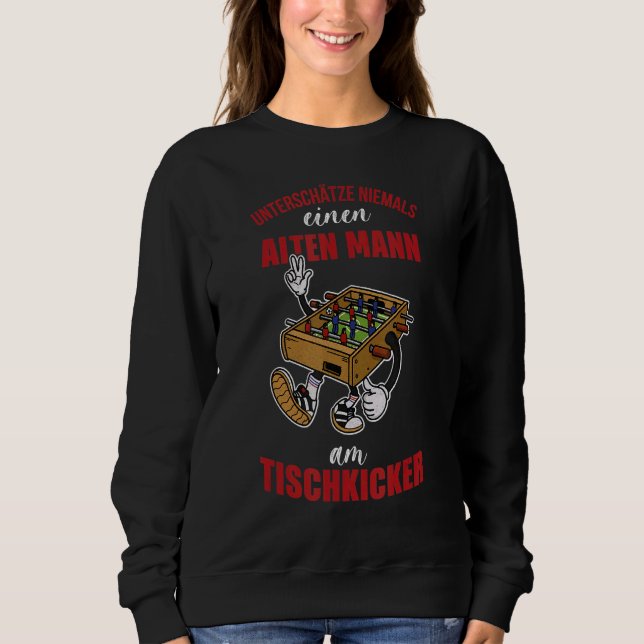 Sweatshirt Foosball Table Soccer Gamer Pub 3 (Devant)