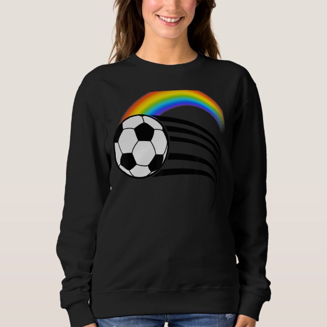 Sweatshirt Football arc-en-ciel (Devant)