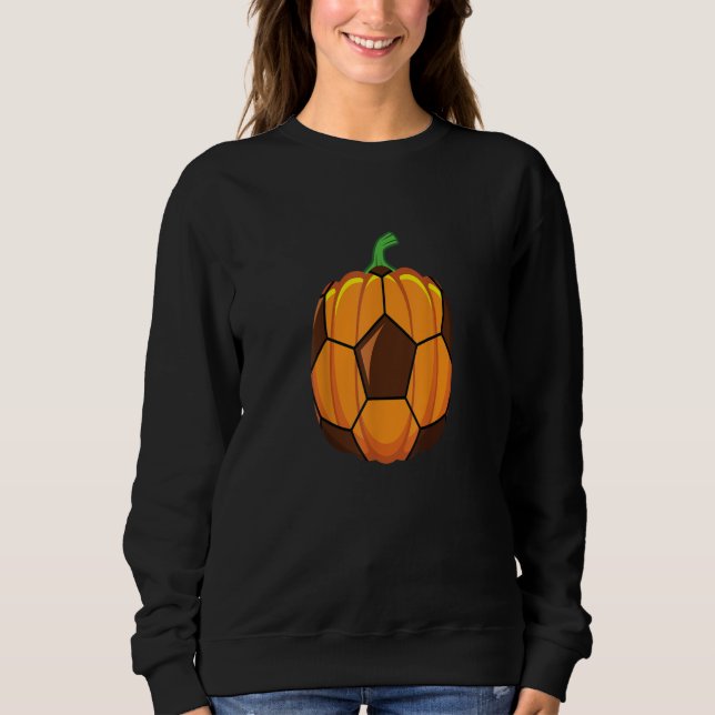 Sweatshirt Football Citrouille d'Halloween Thanksgiving (Devant)