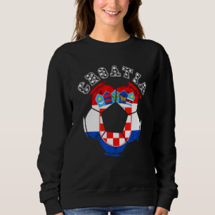 Sweatshirt Football croate Hrvatska Football Team Cro
