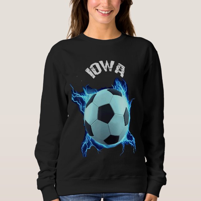 Sweatshirt Football Iowa (Devant)