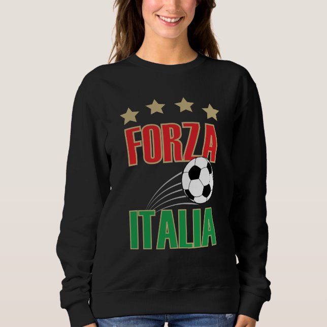 Sweatshirt Football Italie Forza (Devant)