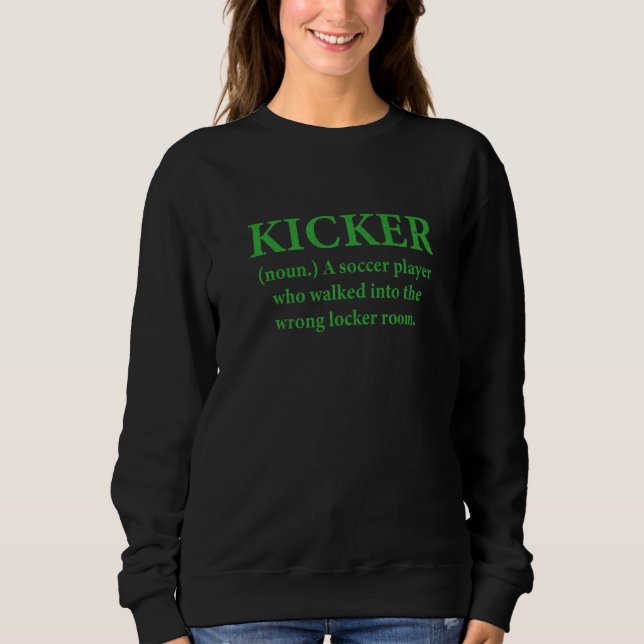 Sweatshirt Football Kicking Kicker Definition Football Kicker (Devant)