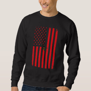 Sweatshirt Football Maroc Drapeau Marocain Soccer Sports