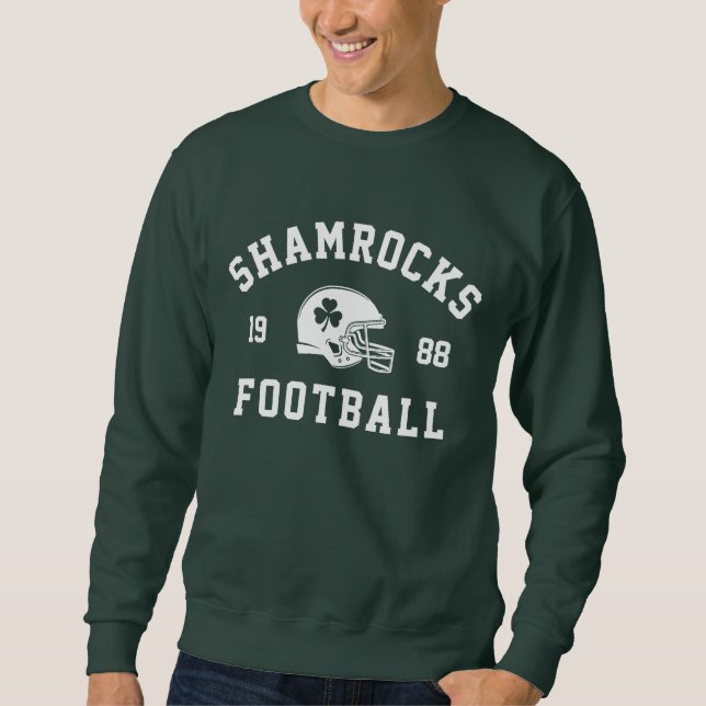 Sweatshirt Football Shamrocks  (Devant)