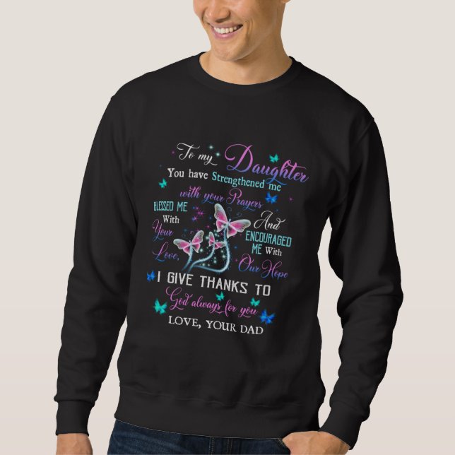 Sweatshirt For Dad Loved & Missed His Daughter Memorial Of My (Devant)
