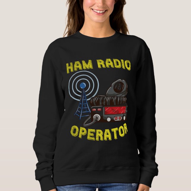 Sweatshirt For Proud Ham Radio Operator  Ham Radio Dad Grandp (Devant)