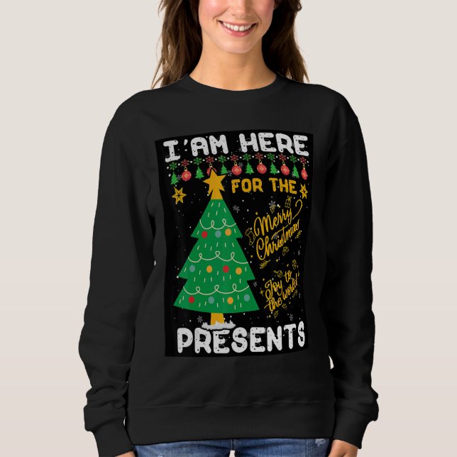 Sweatshirt for the christmas  saying for himher (Devant)