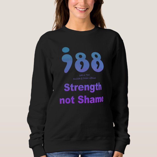 Sweatshirt Force de la ligne d'assistance nationale 988 pour  (Devant)