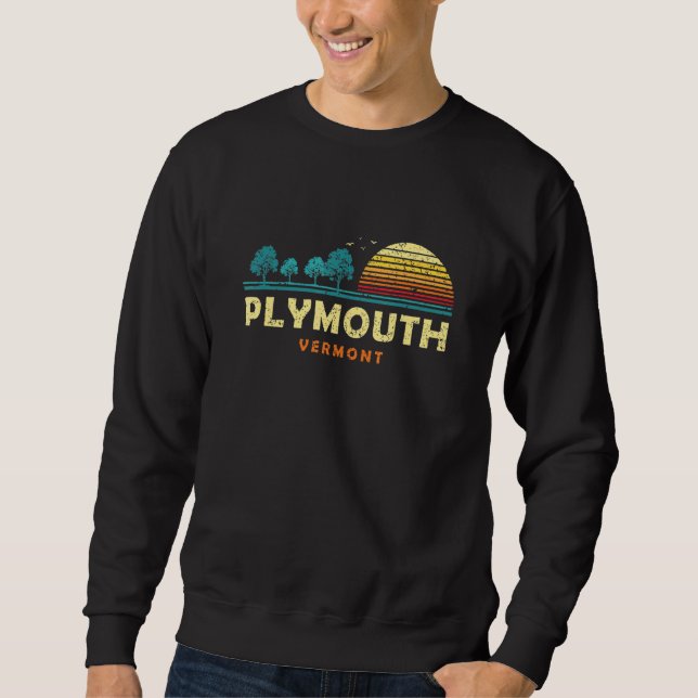 Sweatshirt Forêt à feuillage persistant Sunset Plymouth Forêt (Devant)