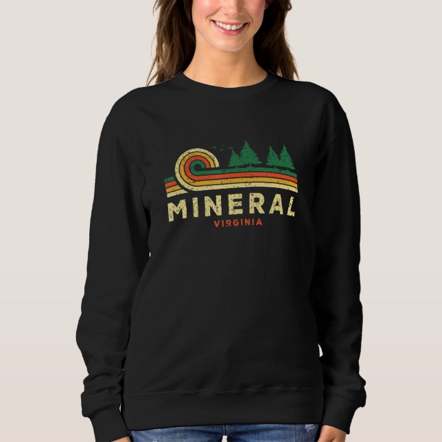 Sweatshirt Forêt minérale de coucher de soleil à feuillage pe (Devant)