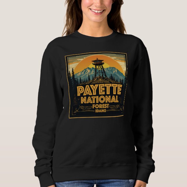 Sweatshirt Forêt nationale de Payette Idaho (Devant)