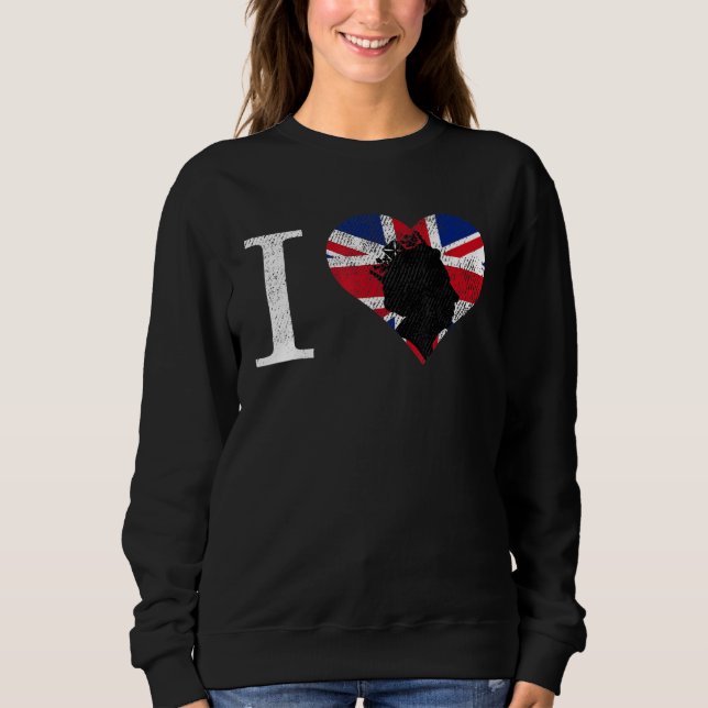 Sweatshirt Forever Elizabet II Legend Queen British Crown Eng (Devant)