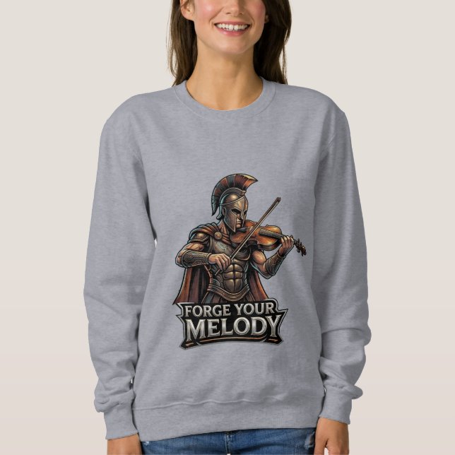 Sweatshirt Forge Your Melody –  Spartan Violinist (Devant)