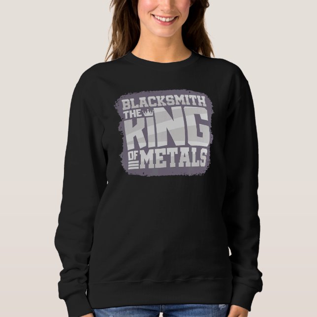 Sweatshirt Forgeron forge marteau pour la forge de charbon Fa (Devant)
