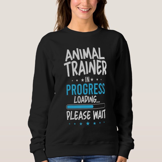 Sweatshirt Formation d'animaux en cours (Devant)
