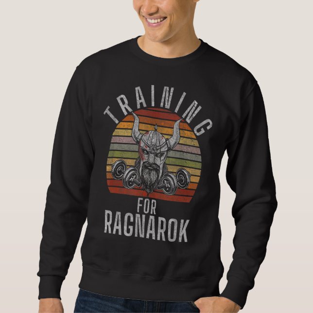 Sweatshirt Formation Pour Ragnarok Viking Gym Workbuilding Bo (Devant)