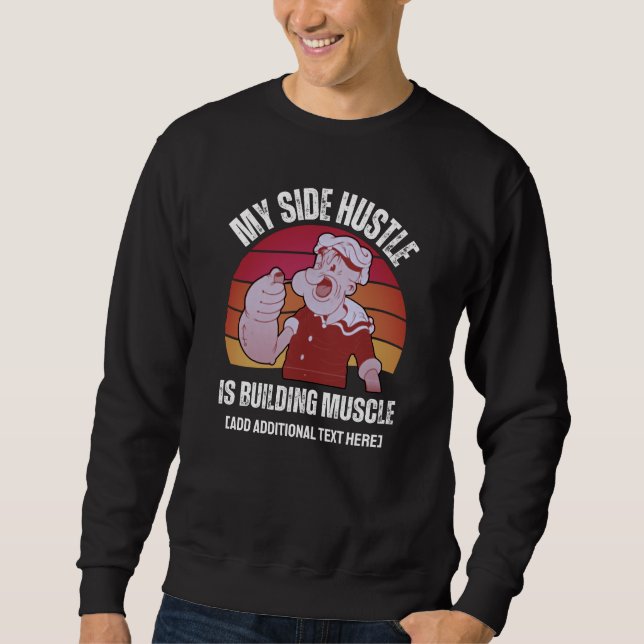 Sweatshirt Forme d'entraînement pour le corps amusant POPEYE (Devant)