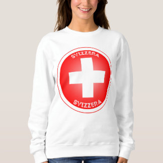 Sweatshirt Forme du cercle croisé suisse
