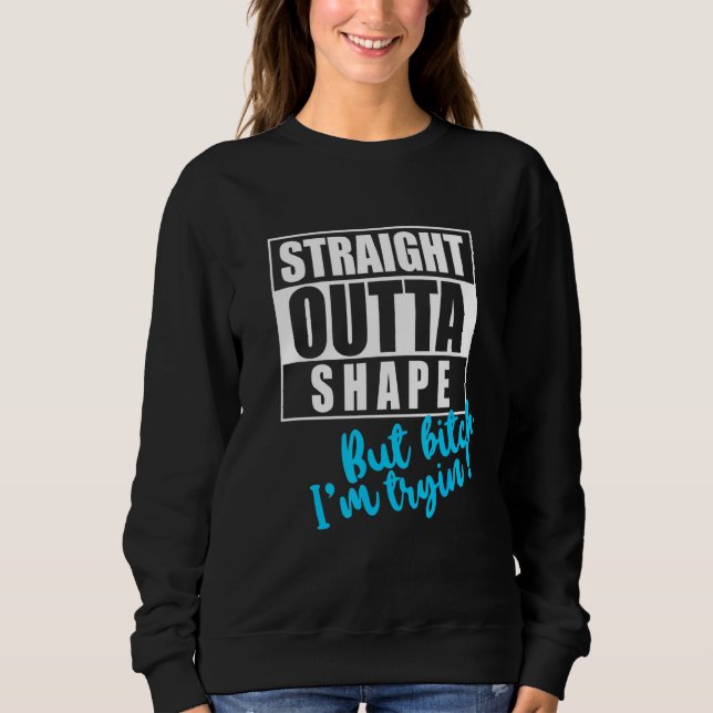 Sweatshirt Forme Extérieure Droite Mais Je Tryin Gym Tee Trav (Devant)