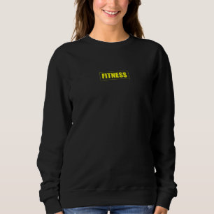 Sweatshirt Forme Simple Moderne Jaune Gym Salle de Sport Jaun