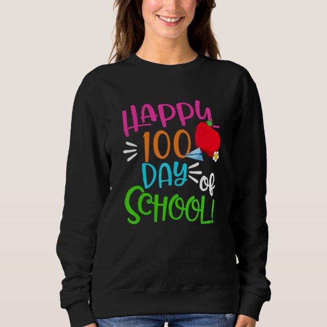Sweatshirt Formule Mathématique 100 Jours D'école  Professeur (Devant)