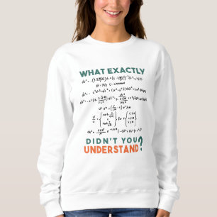 Sweatshirt Formule physique : blague