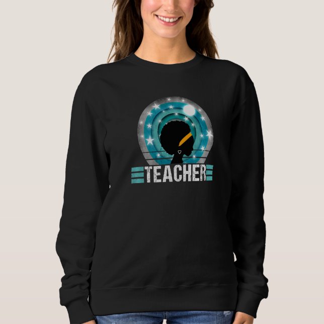 Sweatshirt Fort Africain Mois de l'histoire des Noirs Enseign (Devant)