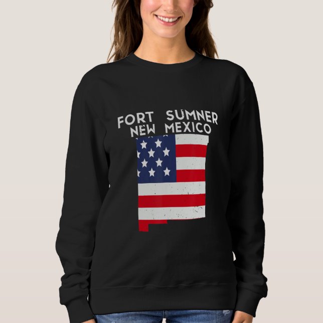 Sweatshirt FORT SUMNER USA State America Travel New Mexican N (Devant)