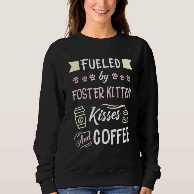 Sweatshirt Foster Kitten Secourir Maman Café (Devant)