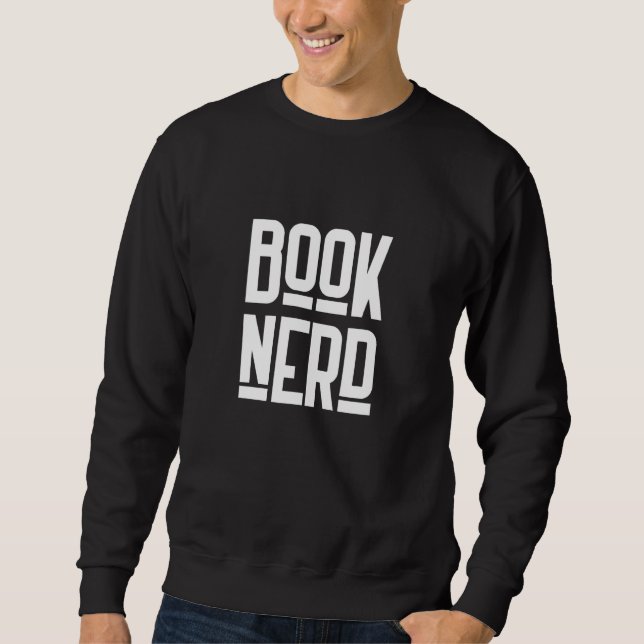 Sweatshirt Fou de livres (Devant)