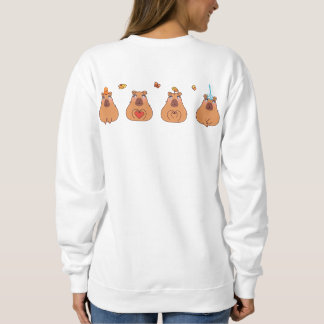 Sweatshirt Four Capybara Sisters