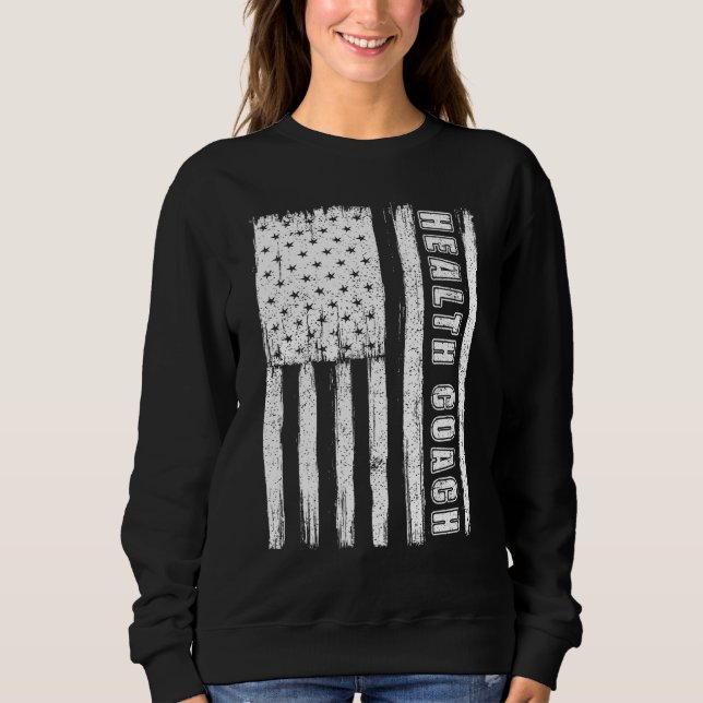 Sweatshirt Fourth of July Shirts for Men American Flag health (Devant)