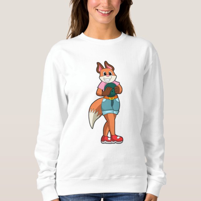 Sweatshirt Fox à Bowling avec Bowling ball (Devant)